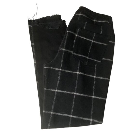 BDG Urban Outfitters Womens Mom High-Rise Jeans Waist 27 Black/Checkered Pattern - Picture 8 of 11